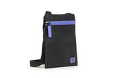 Roka Chelsea Purple Black Recycled Nylon Bag